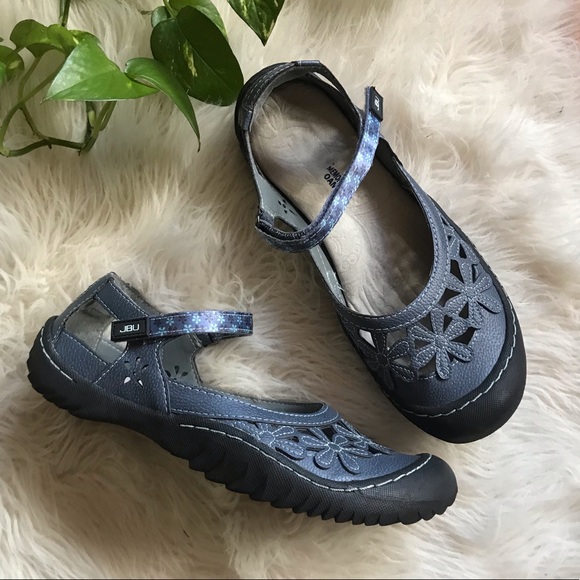 Jambu Shoes - JBU by Jambu vegan Navy floral Mary Janes